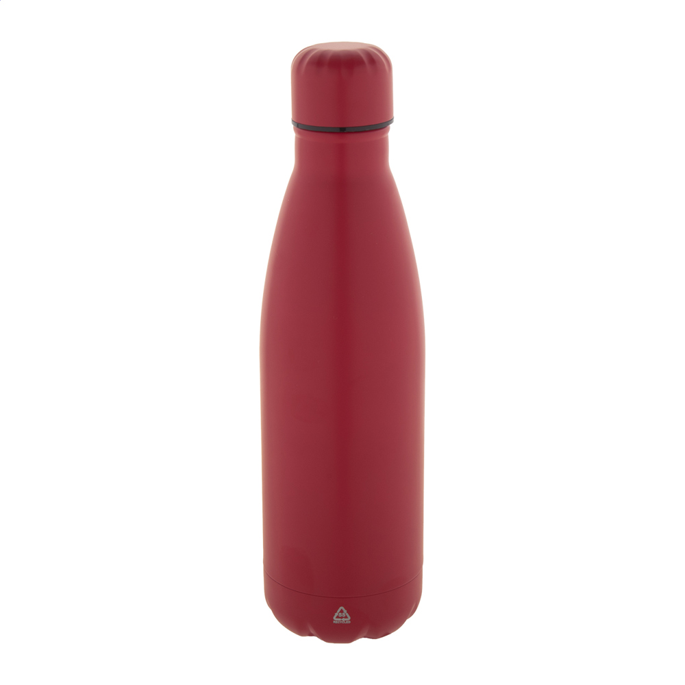 Refill - gerecyclede roestvrijstalen fles - kopen of bedrukken - rood