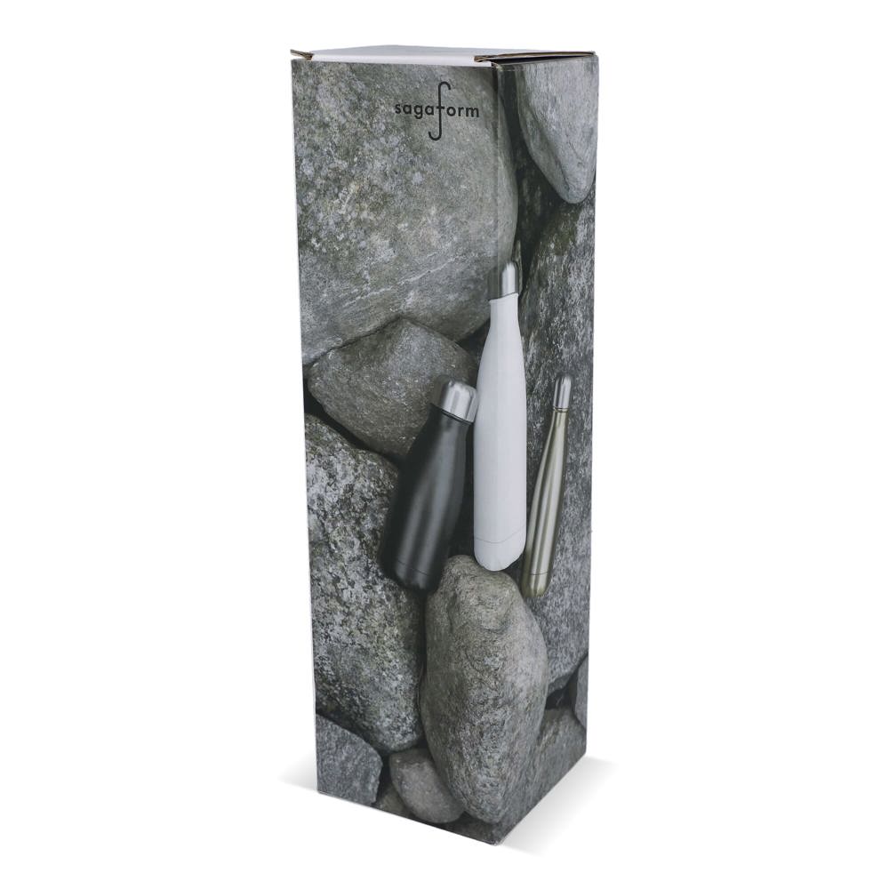 Sagaform Nils stalen fles Chroom 500 ml