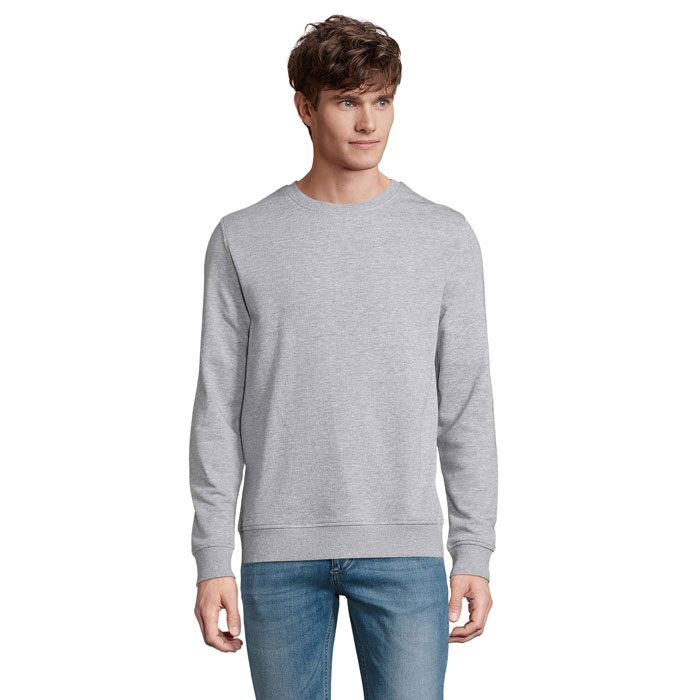 COMET - COMET SWEATER 280g - kopen of bedrukken - Grijs Gemêleerd 2