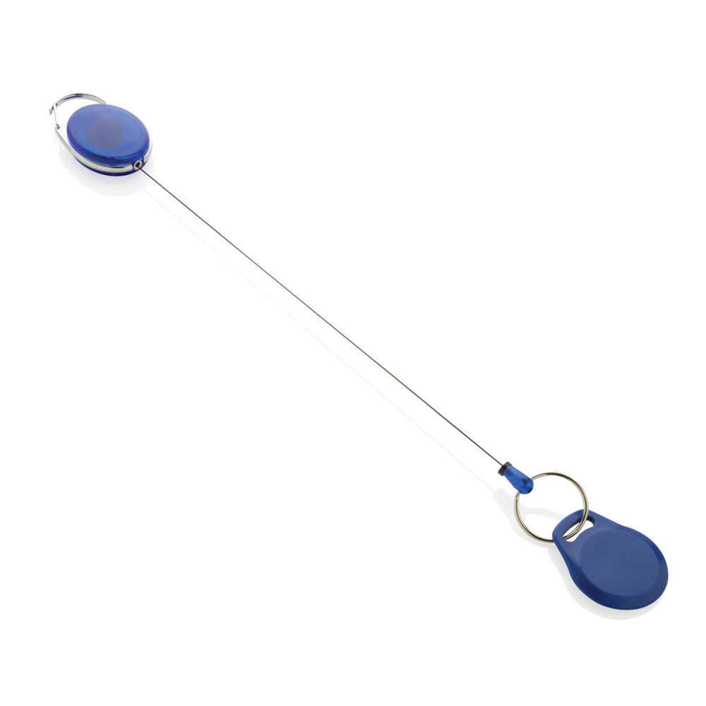 Roller clip sleutelhanger gemaakt van RCS gerecycled plastic