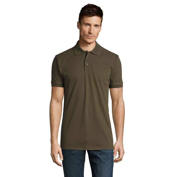 PRIME MEN - PRIME heren polo 200g - bedrukt of onbedrukt verkrijgbaar - Army