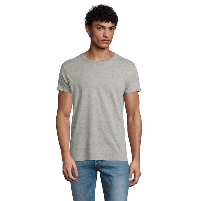 PIONEER MEN - PIONIER HEREN T-Shirt 175g - bedrukt of onbedrukt verkrijgbaar - Grijs Gemeleerd