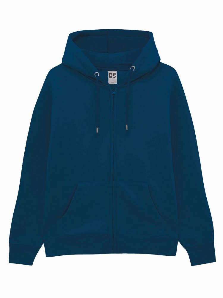 BS Chili full zip hoodie, 280 gr/m² - voor bedrijven en relatiegeschenken - Ink Blue (19-4033 TCX)