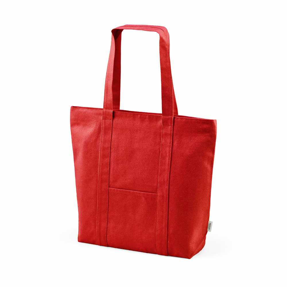 Illimani Shopping Bag rCotton 360gsm. 65cm Handles - rood
