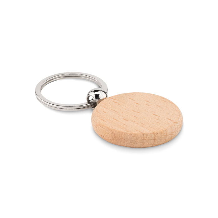 TOTY WOOD - Houten sleutelhanger rond