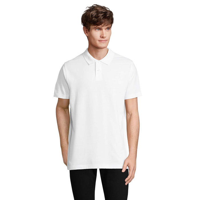 PULSE - PULSE UNISEX POLO - met logo of onbedrukt bestellen - Wit