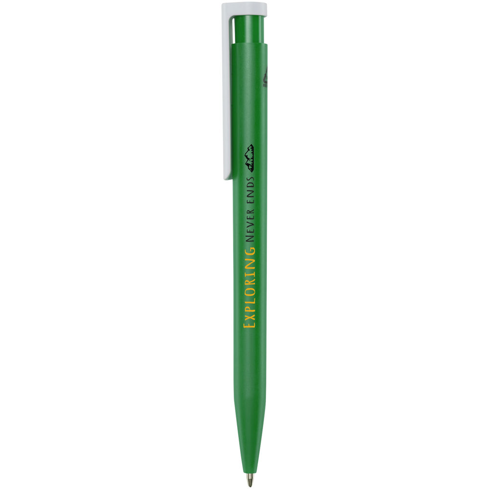 Unix balpen van gerecycled plastic (zwarte inkt)