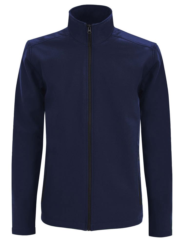 BS Visitor softshell jas, 280 gr/m² - bedrukt of onbedrukt verkrijgbaar - Navy (PMS 5395C)