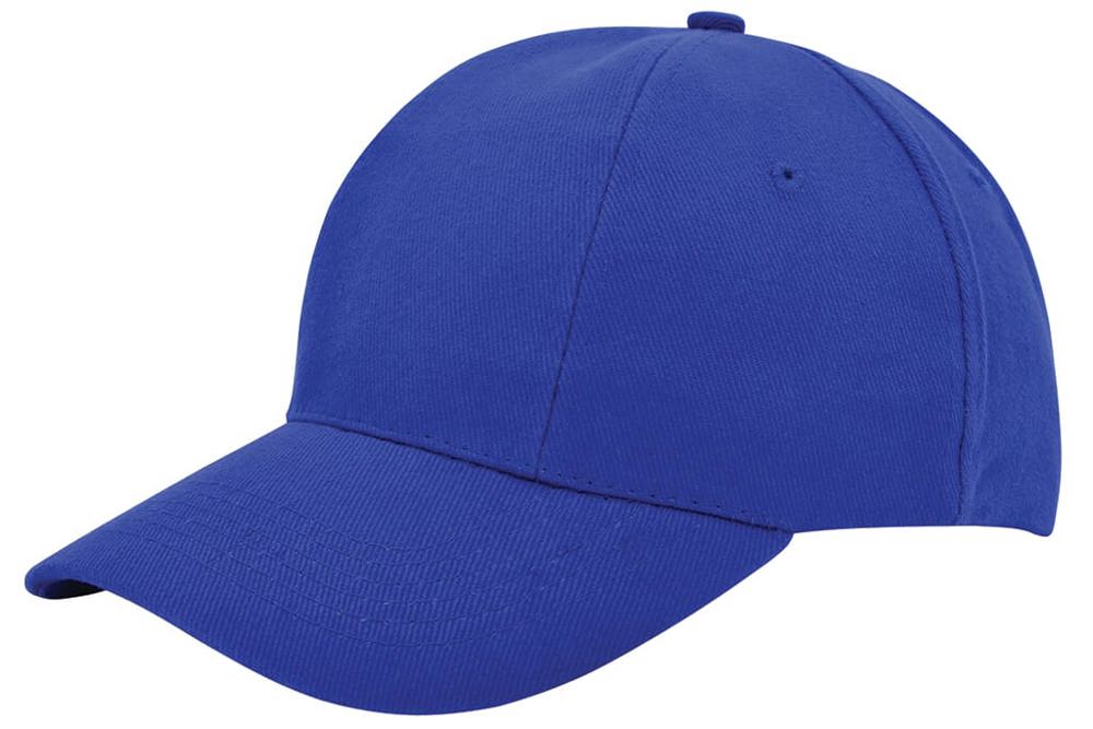 Turned brushed cap - met logo of onbedrukt bestellen - Kobaltblauw (286C) / Kobaltblauw