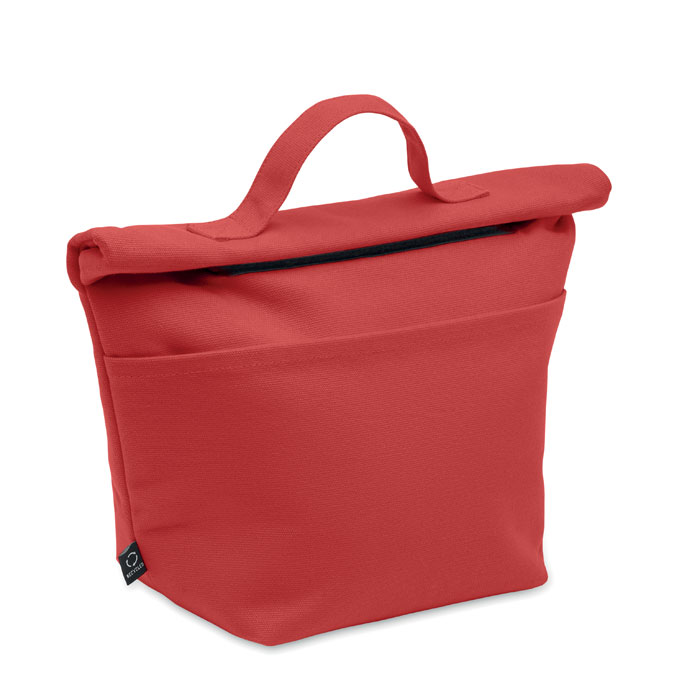 RECOBA COLOUR - Gerecycled katoenen koeltas - voor bedrijven en relatiegeschenken - Rood