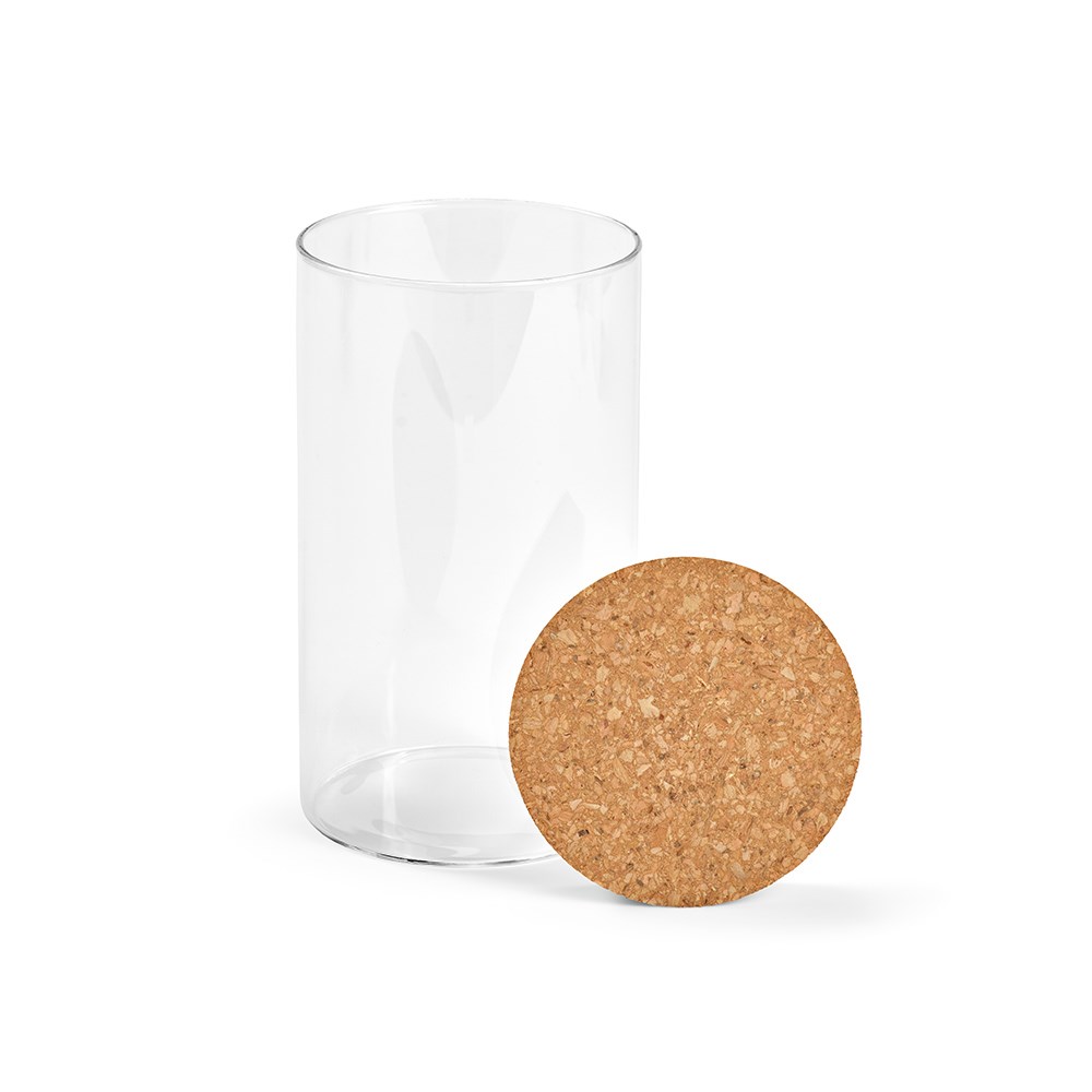 Magritte 1000 Borosilicaatglas canister 1015ml - Transparant