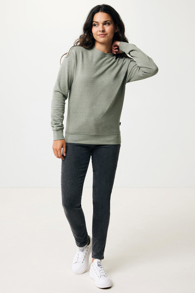 IQONIQ Denali gerecycled katoen sweater ongeverfd