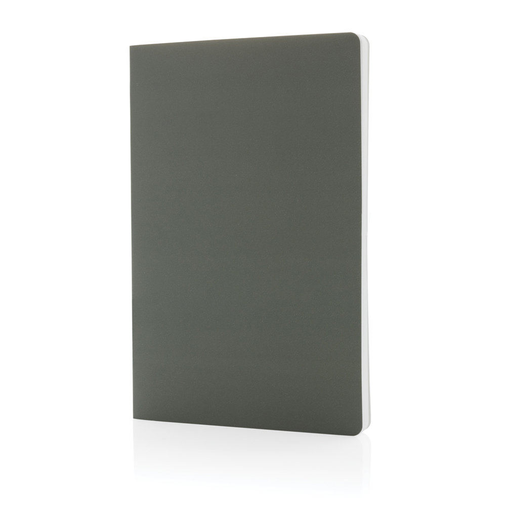Impact softcover steenpapier notitieboek A5 - kopen of bedrukken - groen (± PMS 418C)