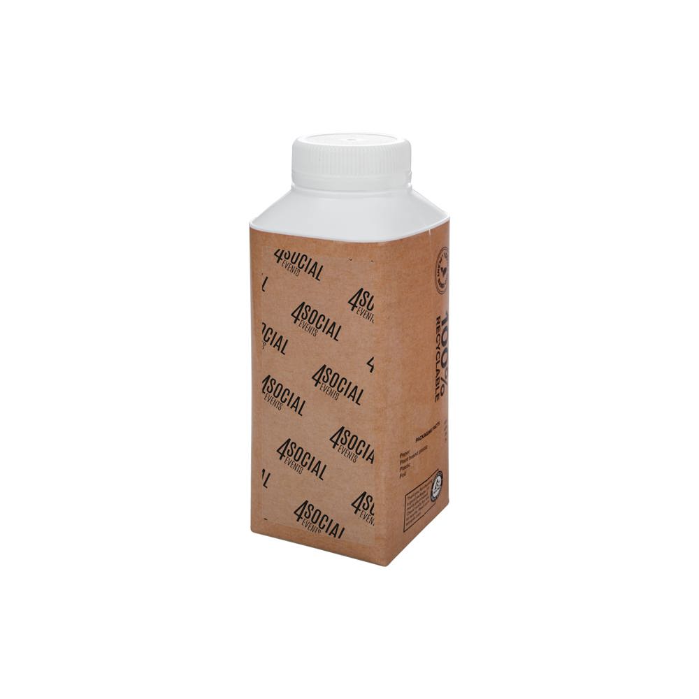 EARTH Water Tetra Pak 330 ml - met logo of onbedrukt bestellen - Bruin