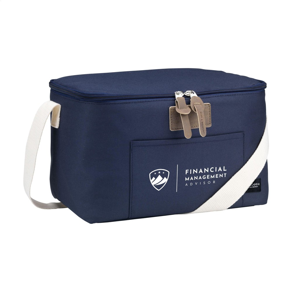 Wooosh Callisto GRS RPET Cooler koeltas - donkerblauw (± PMS 533C)