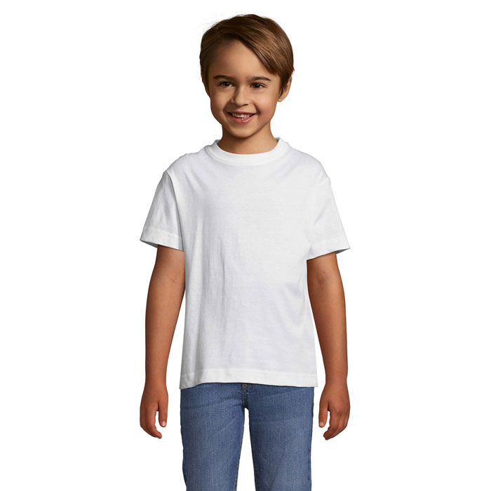 REGENT KIDS - REGENT Kinder t-shirt 150g - bedrukt of onbedrukt verkrijgbaar - wit