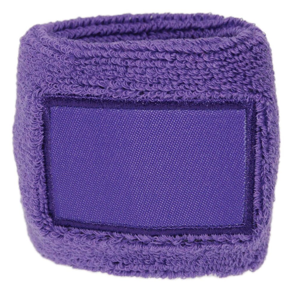 Polsband met label - met logo of onbedrukt bestellen - Paars (PMS 268c) / Paars