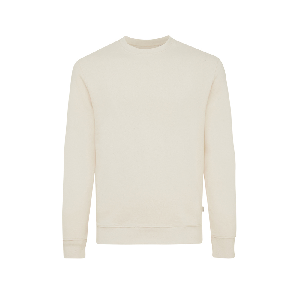 IQONIQ Denali gerecycled katoen sweater ongeverfd - voor bedrijven en relatiegeschenken - natural raw (± PMS natural raw undyed)