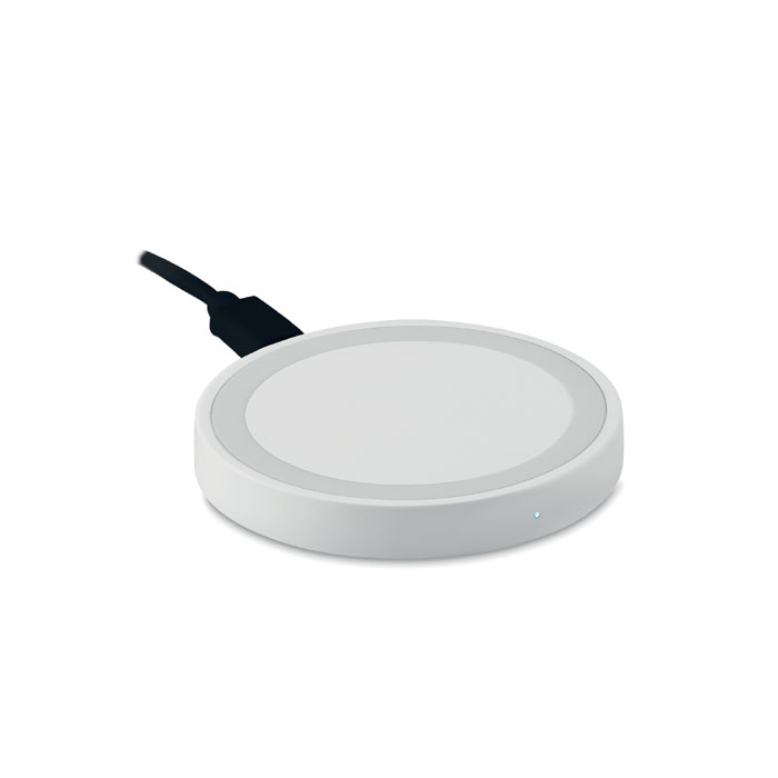WIRELESS PLATO - Draadloze oplader - kopen of bedrukken - wit