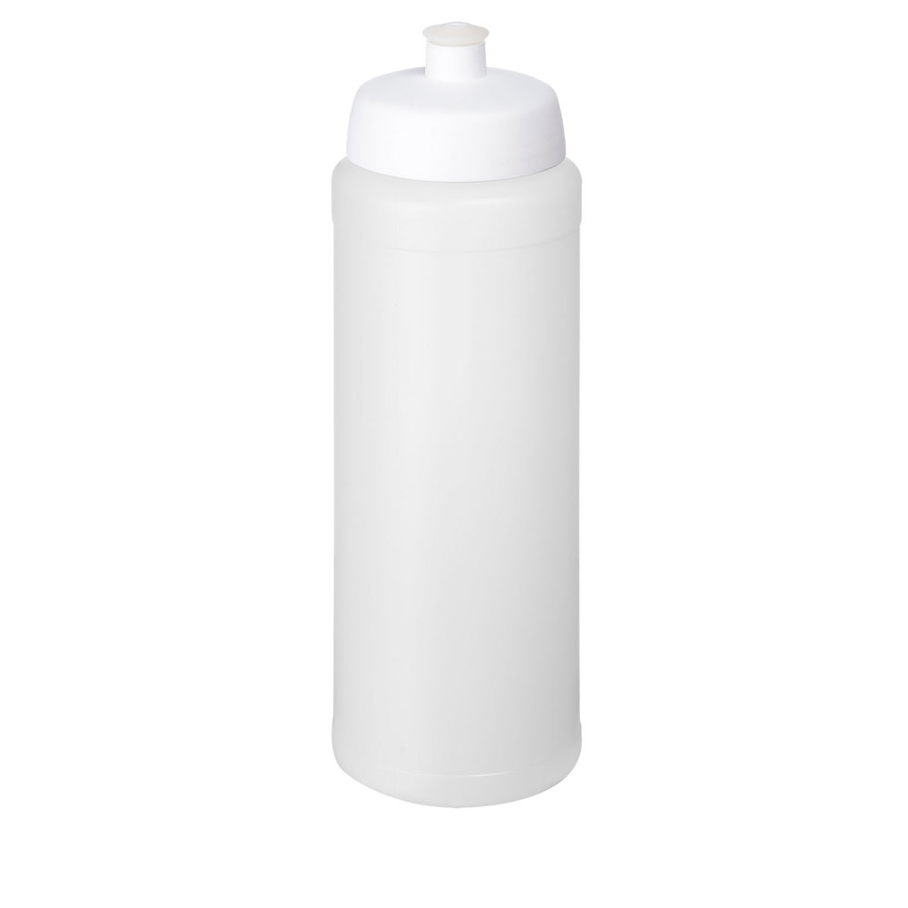 Baseline® Plus 750 ml drinkfles met sportdeksel - kopen of bedrukken - Transparent, Wit