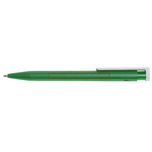 Unix balpen van gerecycled plastic (zwarte inkt)