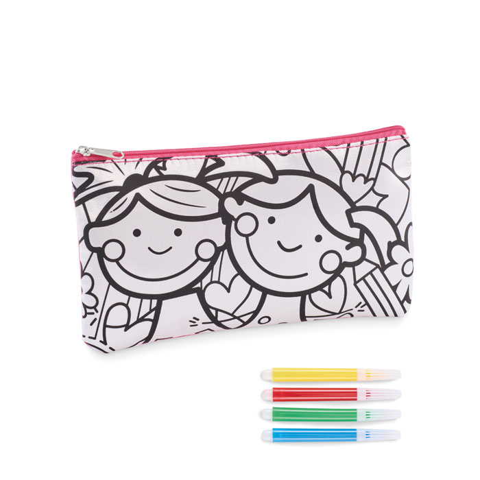 KIDDO - Etui met stiften - met logo of onbedrukt bestellen