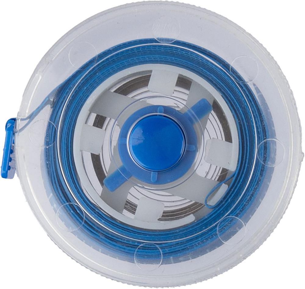 Plastic oprolbare meetlint Theo - voor bedrijven en relatiegeschenken - kobaltblauw