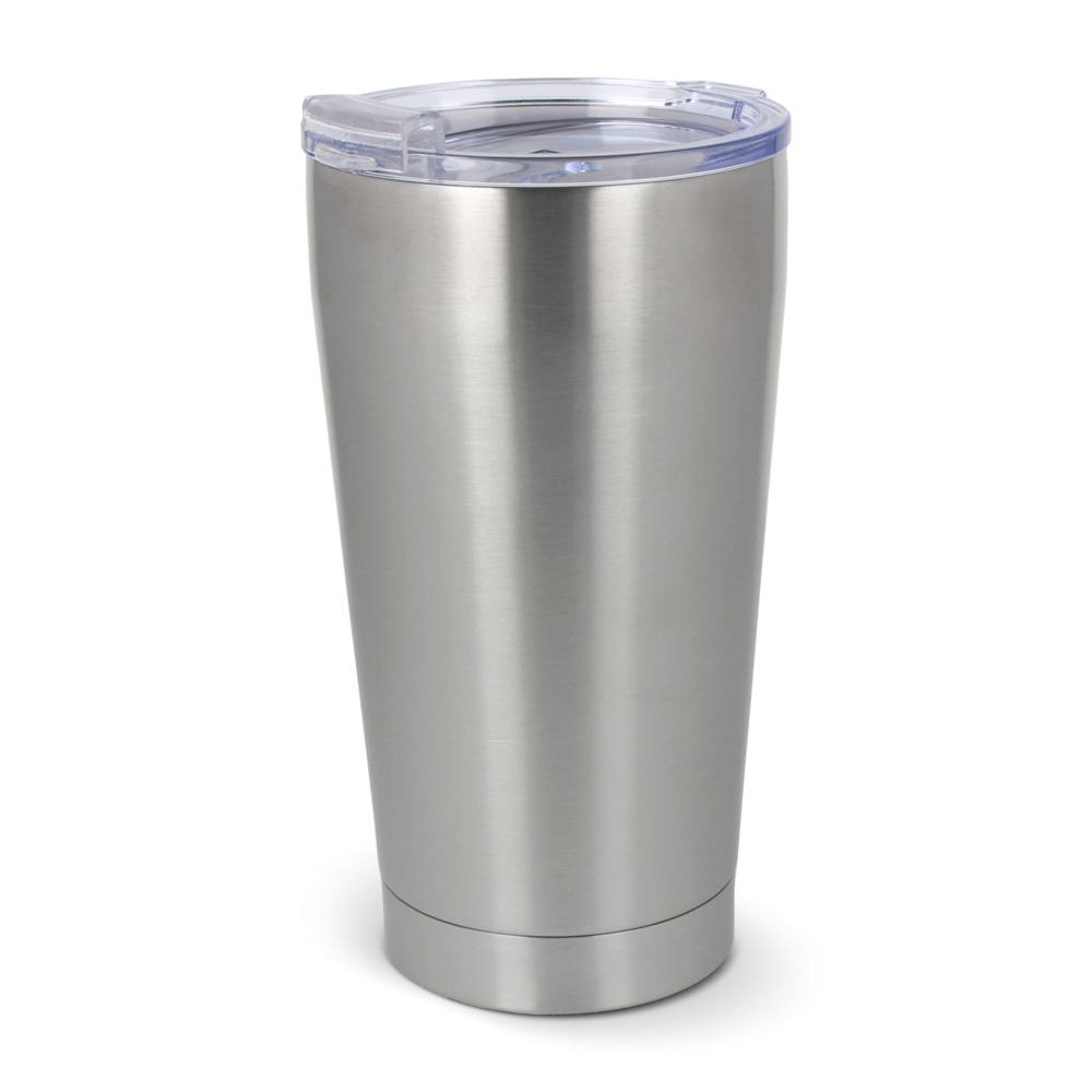 T-ceramic thermosbeker met deksel Cango 500ml - voor bedrijven en relatiegeschenken - Zilver