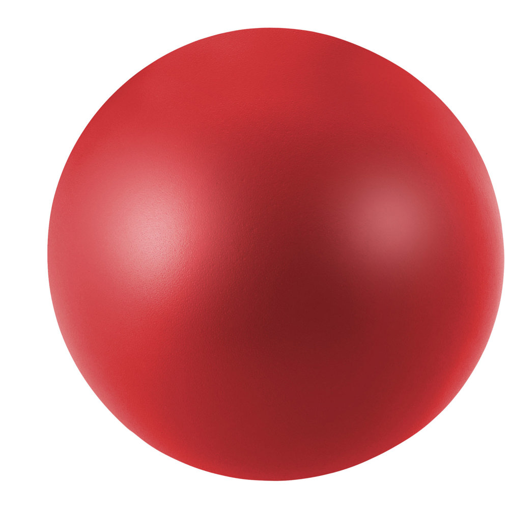 Cool anti-stress bal - bedrukt of onbedrukt verkrijgbaar - rood