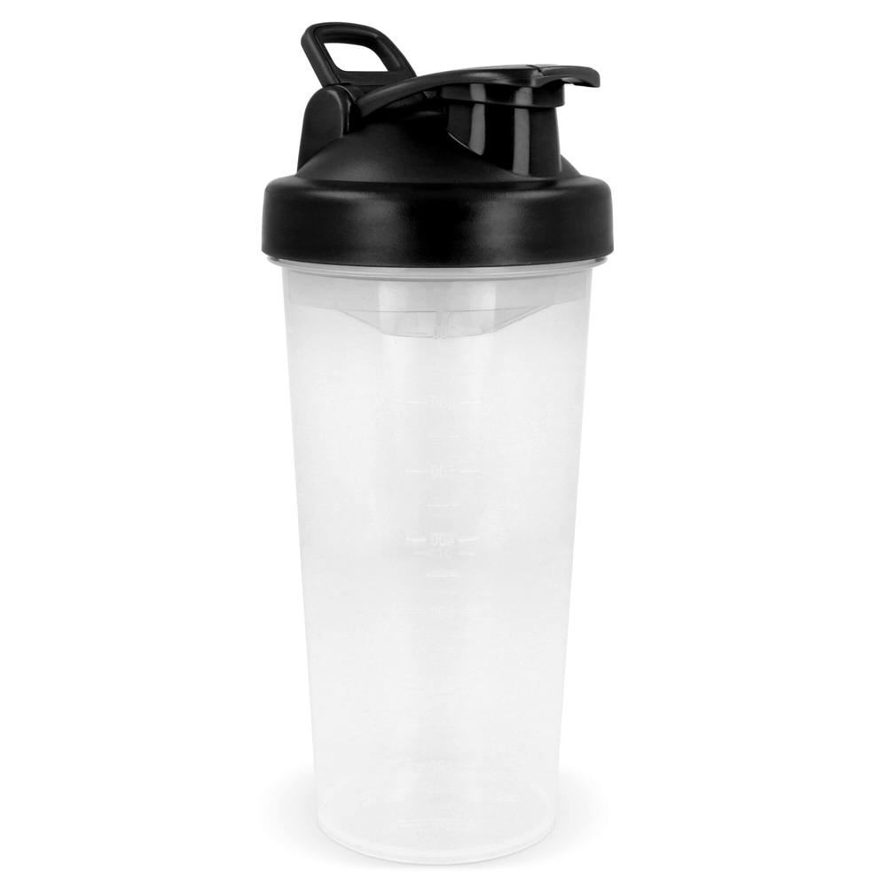 Shaker fles 700ml - met logo of onbedrukt bestellen - Zwart