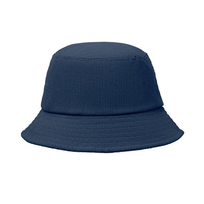 SCOOP - Corduroy vissershoed - met logo of onbedrukt bestellen - blauw