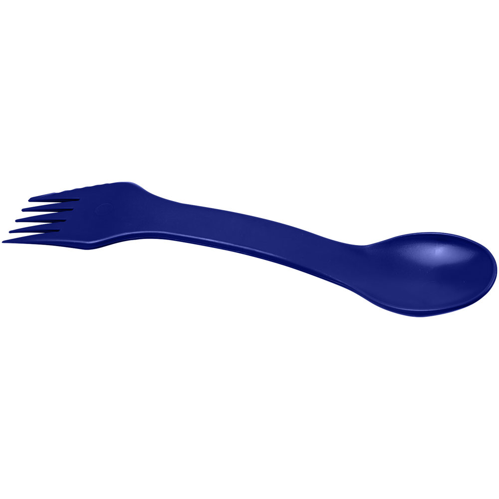 Epsy 3-in-1 lepel, vork en mes - voor bedrijven en relatiegeschenken - Marineblauw