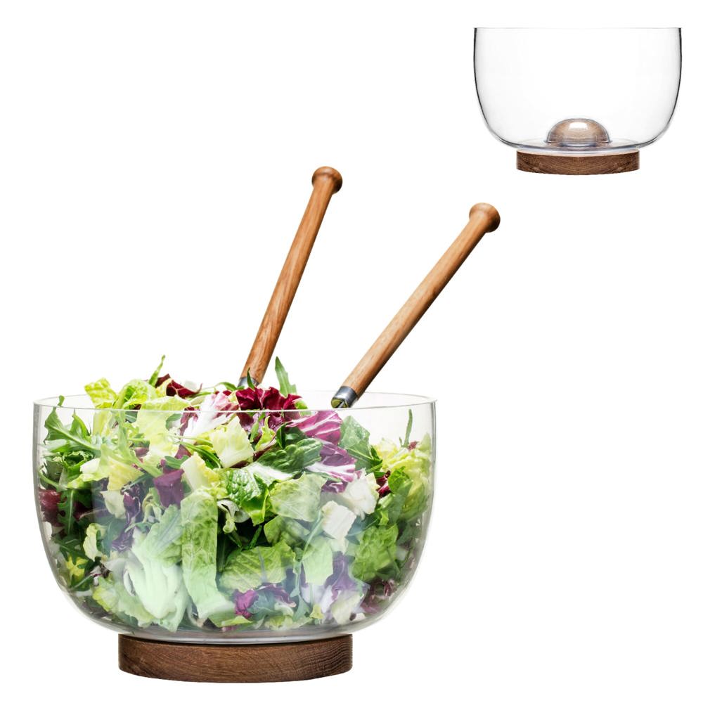 Sagaform Nature saladeschaal - bedrukt of onbedrukt verkrijgbaar
