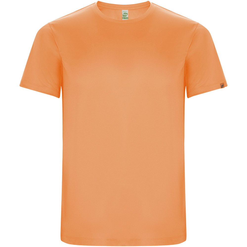Imola sportshirt met korte mouwen voor kinderen - voor bedrijven en relatiegeschenken - Fluor oranje