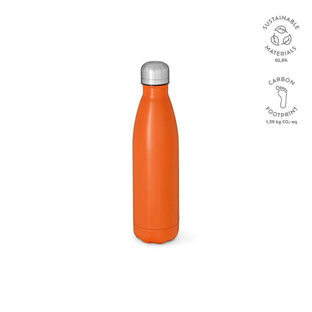 Mississippi 550 fles gerecycled roestvrij staal 535 ml - bedrukt of onbedrukt verkrijgbaar - oranje