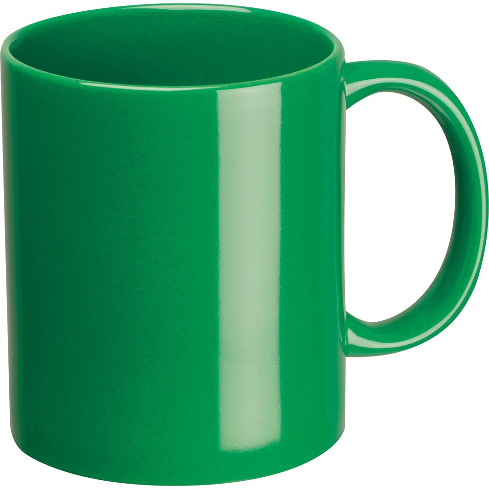 Koffiebeker van keramiek, 300 ml - kopen of bedrukken - Groen