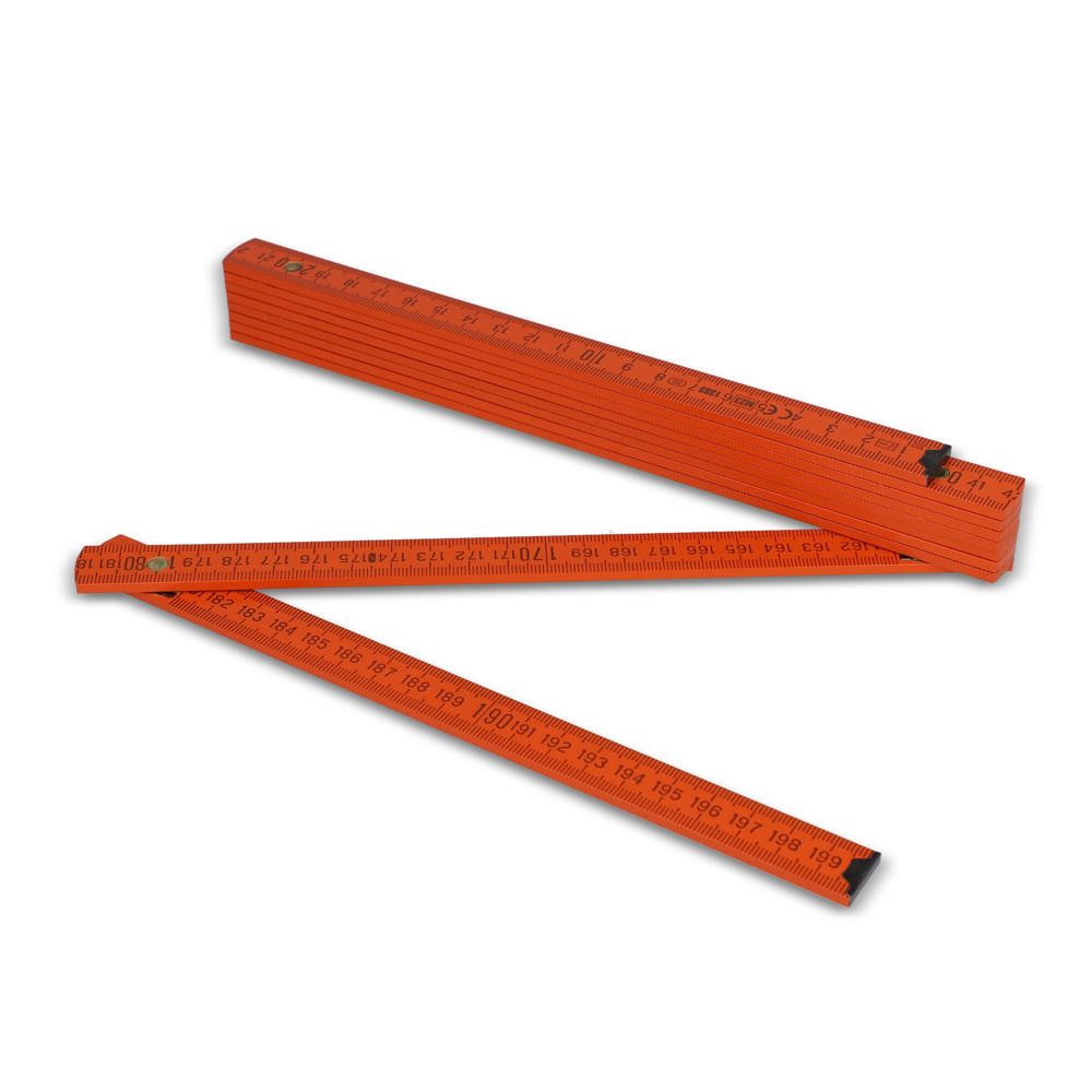 Duimstok hout 2m premium gekleurd