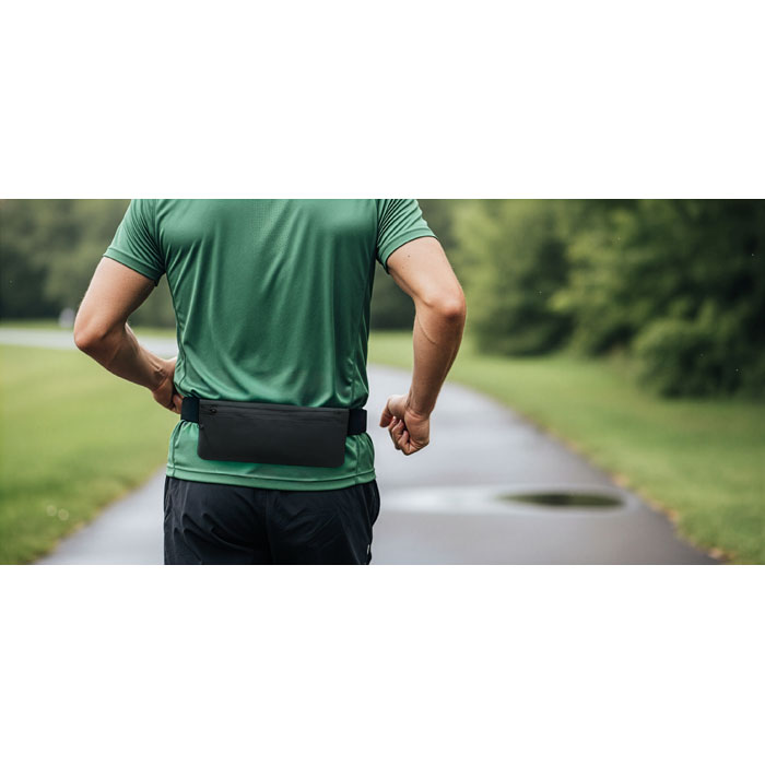 MODERATE - 600D RPET sportheuptas - voor bedrijven en relatiegeschenken