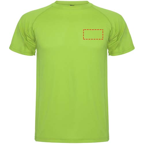 Montecarlo 150 g/m² sportshirt met korte mouwen voor kinderen