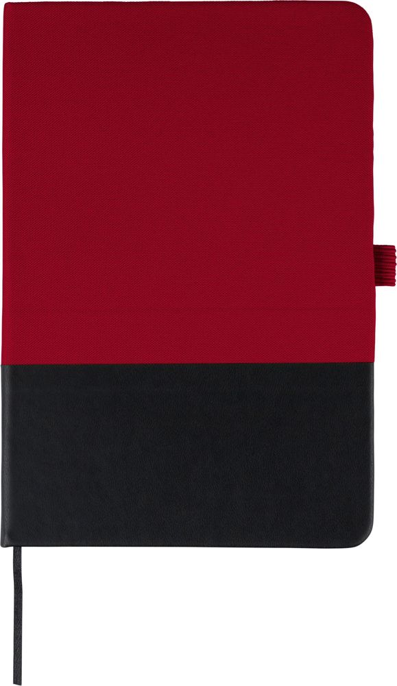 rPET notitieboek (A5) Yuna - met logo of onbedrukt bestellen - Rood