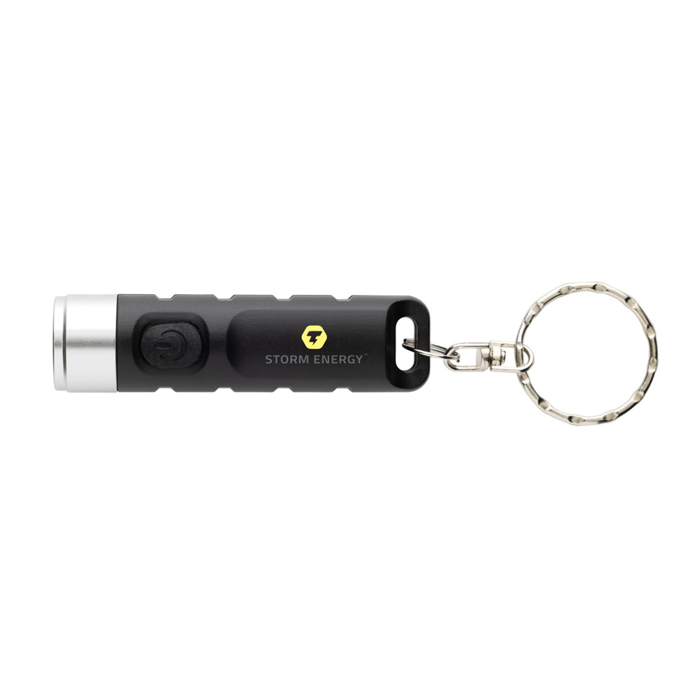 Globix RCS gerecycled plastic USB oplaadbare zaklamp