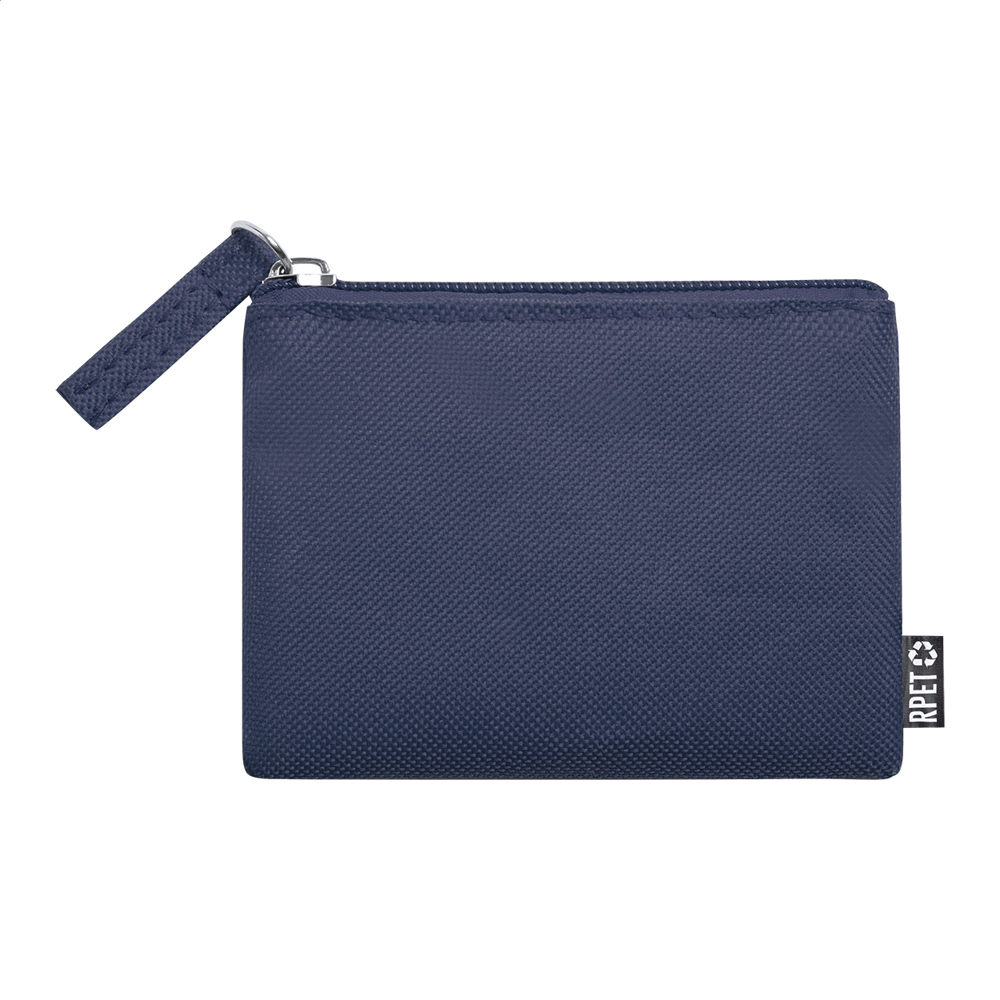 Dirham - RPET-portemonnee - voor bedrijven en relatiegeschenken - donker blauw