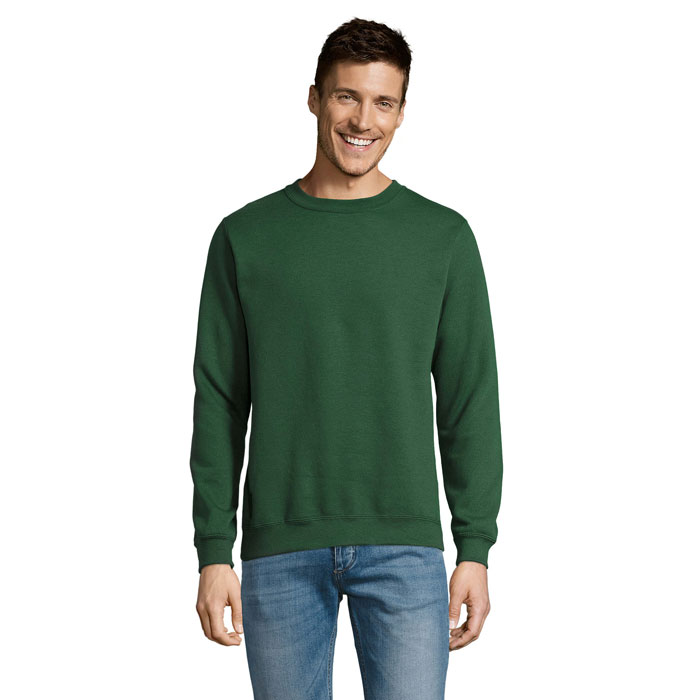 NEW SUPREME - NEW SUPREME sweater 280g - bedrukt of onbedrukt verkrijgbaar - Flesgroen