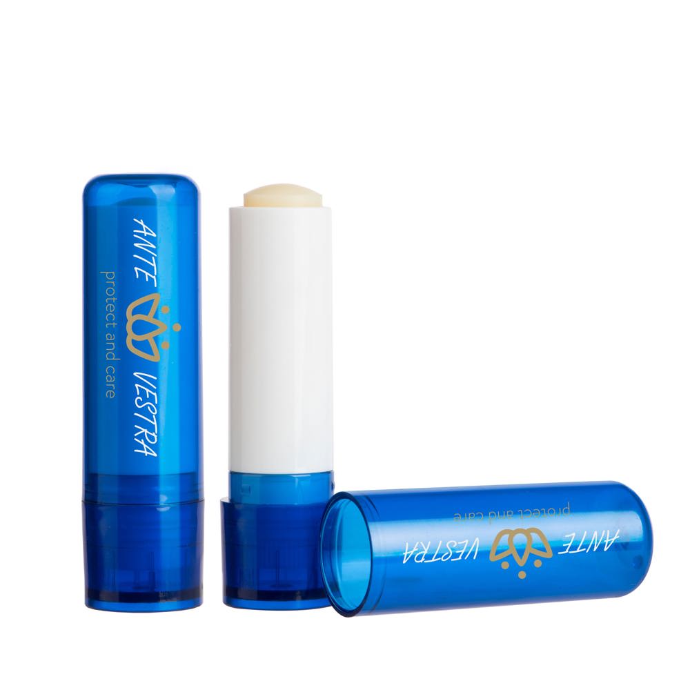 Lippenbalsem spf20 - met logo of onbedrukt bestellen - Blauw glanzend