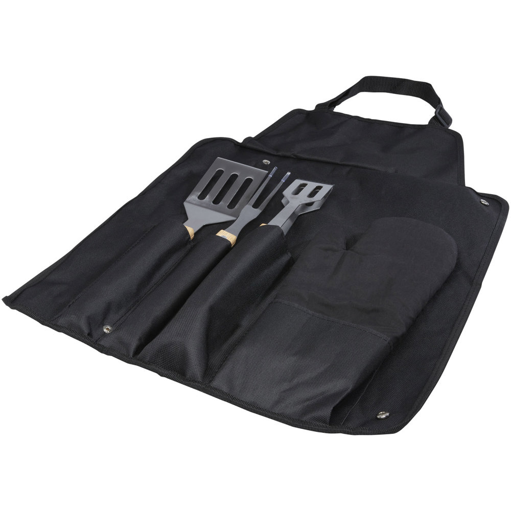 Gril 5-delige barbecueset - bedrukt of onbedrukt verkrijgbaar