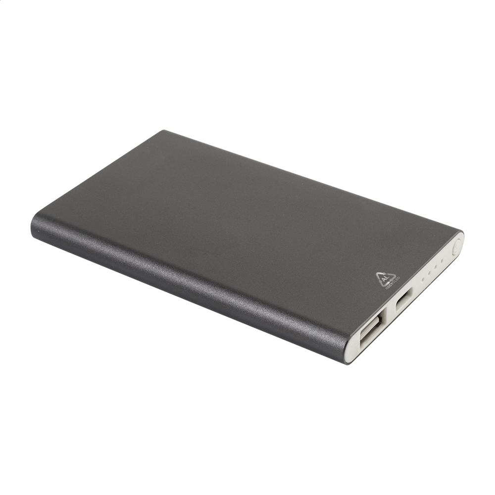 RaluFour - powerbank - bedrukt of onbedrukt verkrijgbaar - grijs