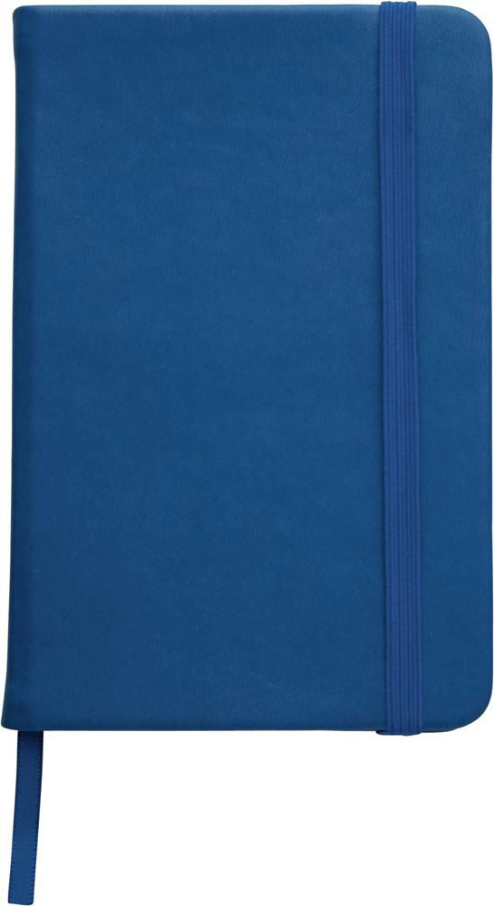PU notitieboekje Dita - bedrukt of onbedrukt verkrijgbaar - blauw