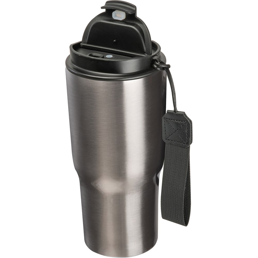 Dubbelwandige drinkbeker van rvs, 550 ml