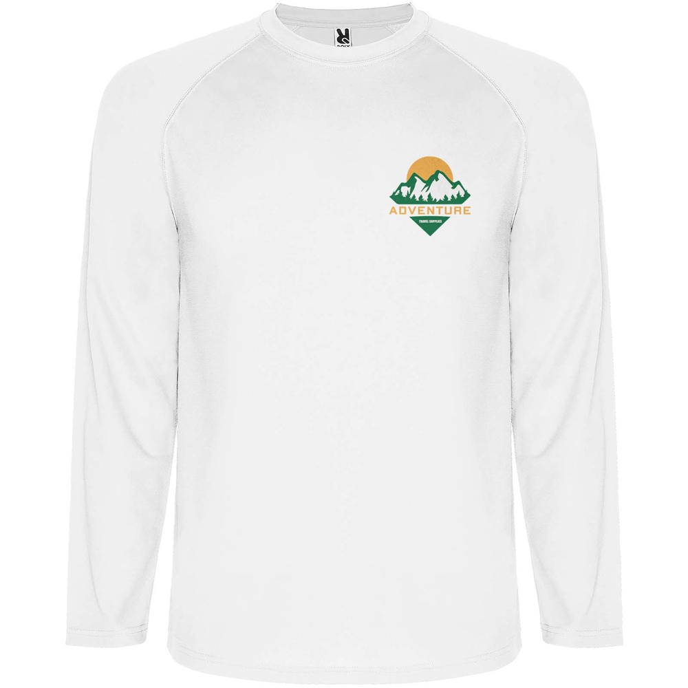 Montecarlo 150 g/m² heren sport t-shirt met lange mouwen