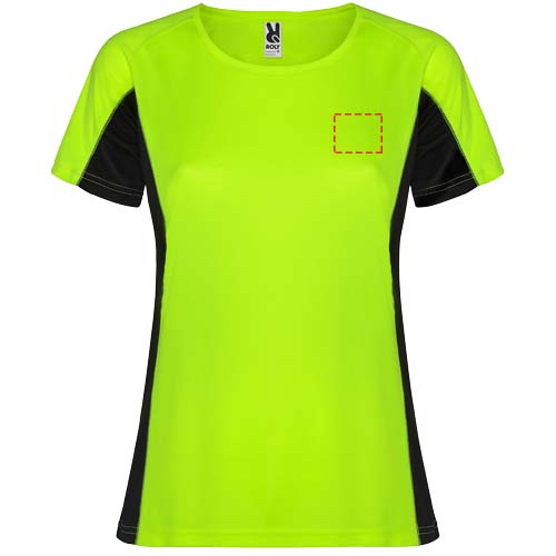 Shanghai 140 g/m² sportshirt met korte mouwen voor dames